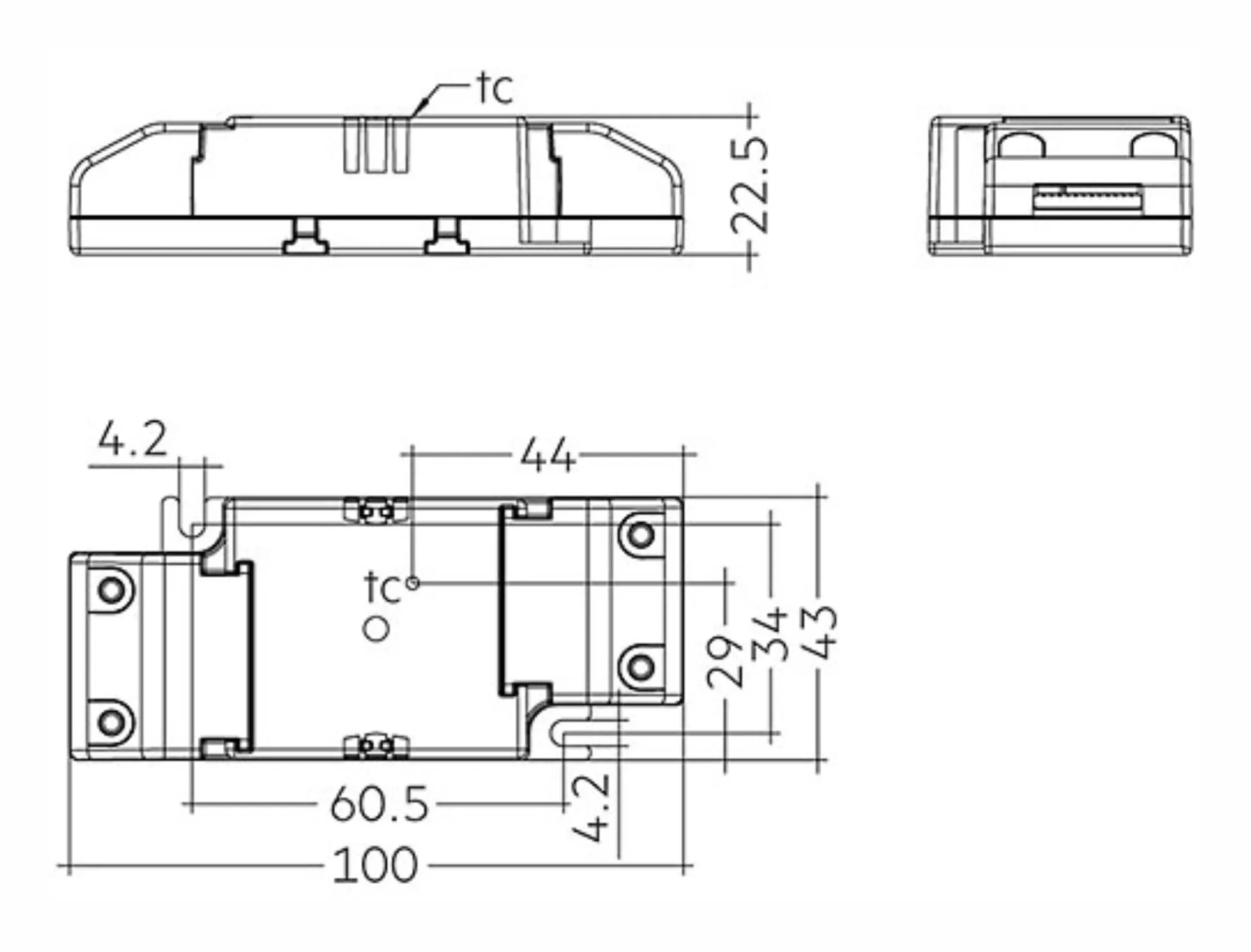 8W 200mA fixC SR SNC2 ESSENCE Constant Current LED Driver 87500800  Tridonic LC